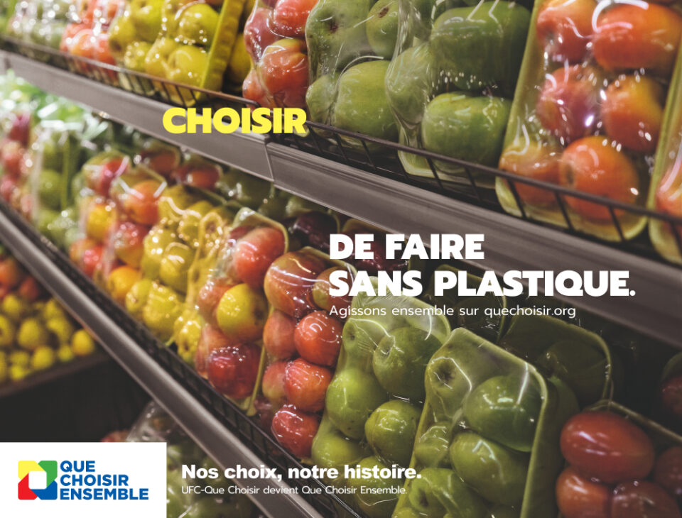 fruits sous plastique